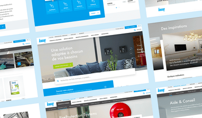 New website for Knauf - Stratégie digitale