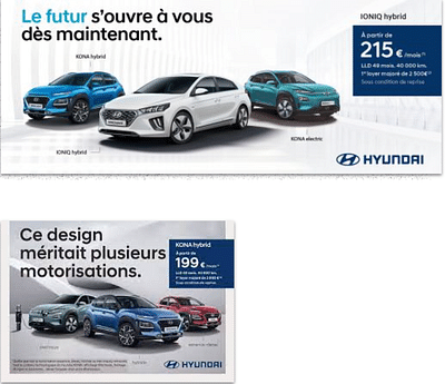 Bannières HTML Hyundai - Graphic Design