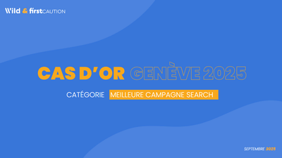 Prix Search Marketing aux Cas d’Or 2025 pour Firstcaution - SEO