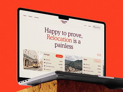 Website for a global relocation platform - Website Creation