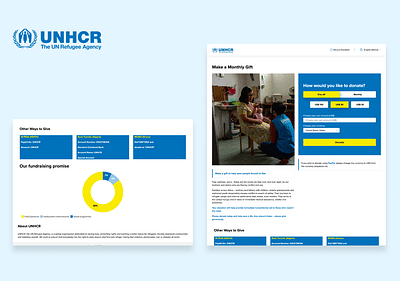 UNHCR's Robust Donations Platform - Aplicación Web