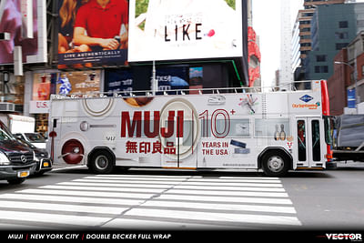 MUJI USA - 10 Year Anniversary campaign - Media Planning