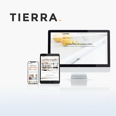 Imagen corporativa y sitio web: Tierra Home Design - Creación de Sitios Web