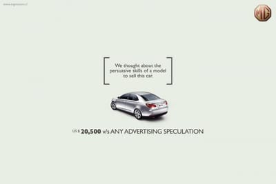 Model - Publicité