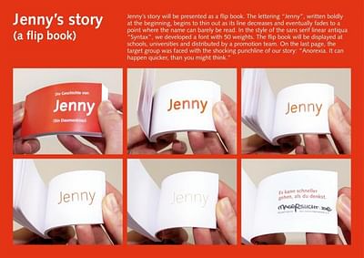JENNY FLIP BOOK - Werbung
