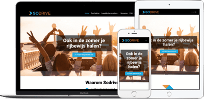 sodrive.nl - Webdesign + SEO - Website Creatie