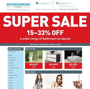 BathroomWarehouse - E-commerce