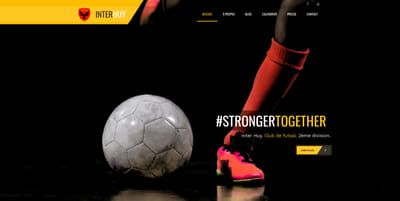 Site Internet d'un club de mini-foot - Website Creation