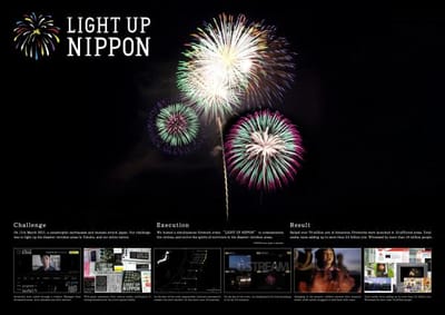 LIGHT UP NIPPON - Publicidad