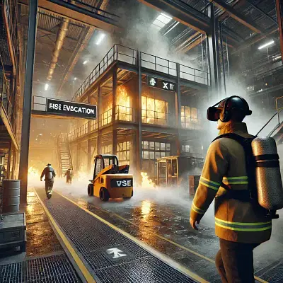 Fire Evacuation HSE VR Simulation - Game Entwicklung