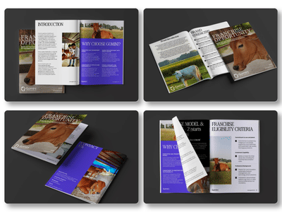 Franchise Brochure Design & Brand Presentation for Gomini - Ontwerp