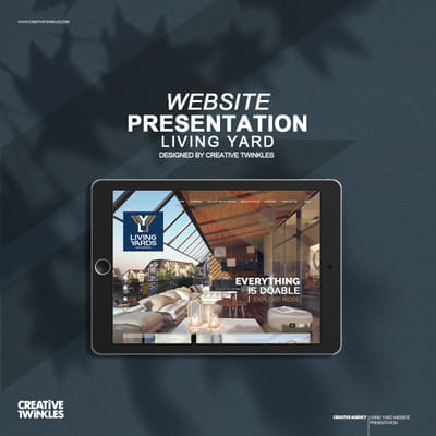 Living Yards Website - Website Creatie