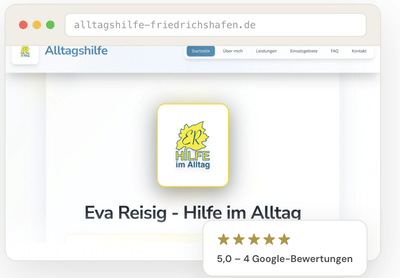 Alltagshilfe Friedrichshafen - Webseitengestaltung