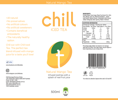 Chill Iced Tea - Packaging