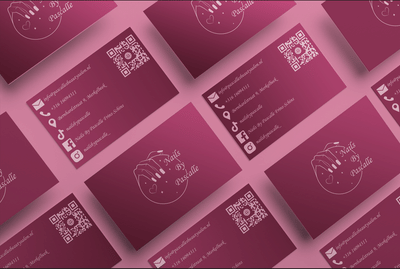 Visitekaart design Nails By Pascalle - Graphic Design