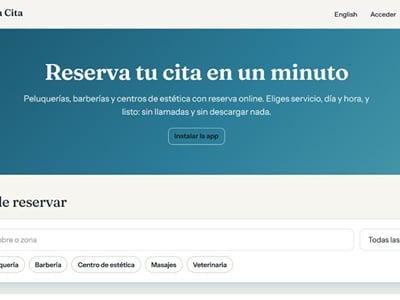 Aplicación de reservas online para negocios - Desarrollo de Software