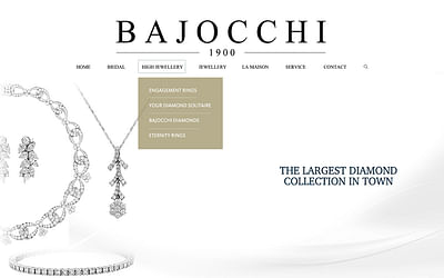 Bajocchi Jewelry - Création de site internet