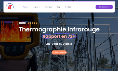 2iT (Inter Infra-Thermo) - Création de site internet