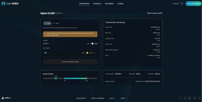 Open Djed - Développement de Logiciel