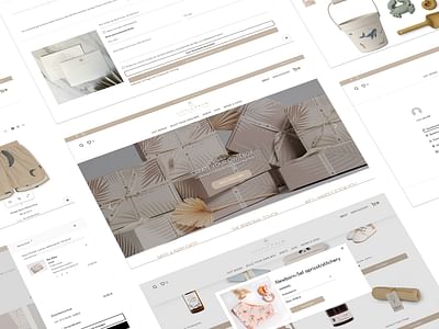 Online Shop für The little palm - Onlinewerbung