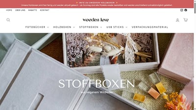 Woodenlove - WooCommerce to Shopify for the German-language market - E-commerce