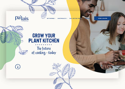 Pa'lais website - Création de site internet