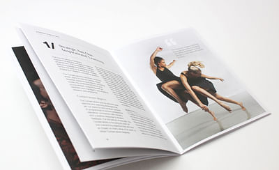 Brochure the Conservatoire for Dance & Drama - Creazione di siti web