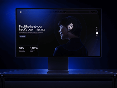 UX\UI Design for Music Marketplace Platform - Ergonomy (UX/UI)