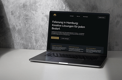 Professionelles Webdesign für Folienpalast Hamburg - Webseitengestaltung