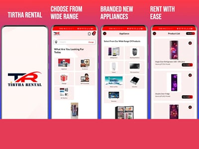 Tirtha Rental Mobile App Development - Mobile App