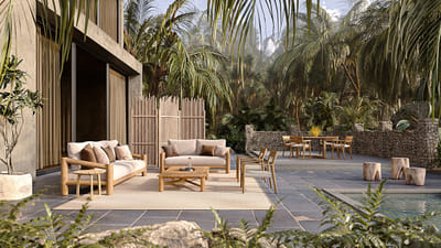 Betaco | 3D Outdoor Furniture Rendering - Product Management