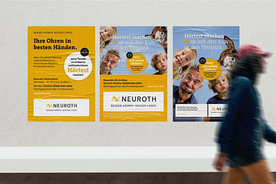 Printkampagne Neuroth Hörgeräte - Graphic Design
