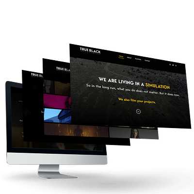 True Black Pictures Website - Creación de Sitios Web