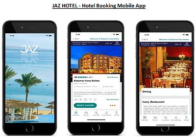 Hotel Mobile App Development Portfolio - Mobile App