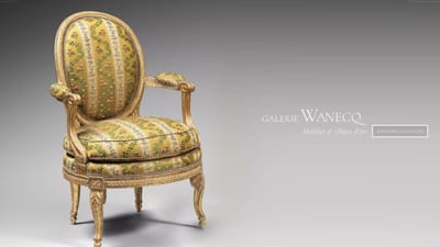 Galerie Wanecq — catalogue bilingue d’art et d’antiquités - Création de site internet