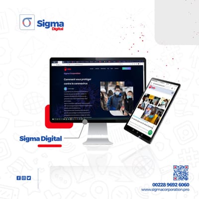 Site Web Halte Covid 19 - Estrategia digital