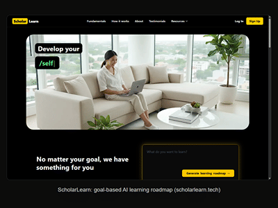 ScholarLearn - AI learning roadmap & coding tutor - Développement de Logiciel