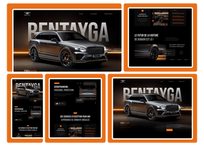 Automobile - Web design - Webanwendung