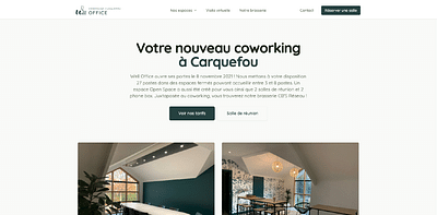 Site vitrine Well Office - Création de site internet