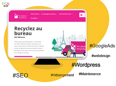 Référencement naturel/payant Les Joyeux Recycleurs - Image de marque & branding