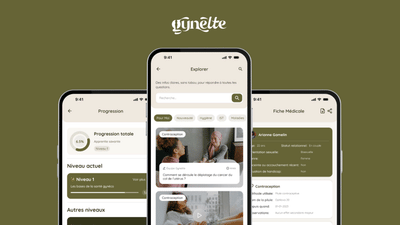Gynette - Application mobile santé à destination des femmes - Application mobile