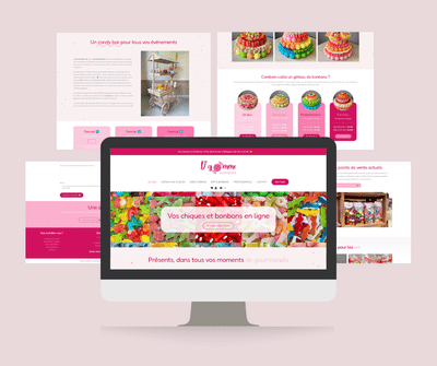 Création e-commerce : D'gomme Confiserie - Website Creatie