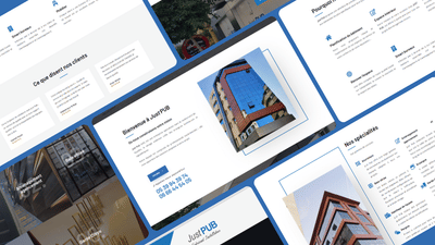Creation Site Web Pour Just Pub - Website Creation
