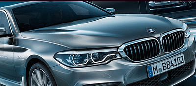 Präsentation der neuen BMW 5er Limousine. - Advertising