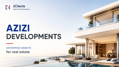 Website development for developer AZIZI - Werbung