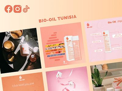 Branding stratégie social media - Bio-Oil Tunisia - Animation