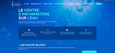 Centre d'Information de l'Eau (CIEAU) - Stratégie de contenu