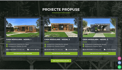 Presentation Website for a Premium House Store - Webanwendung