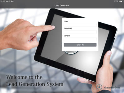 Application de support de vente - Application mobile