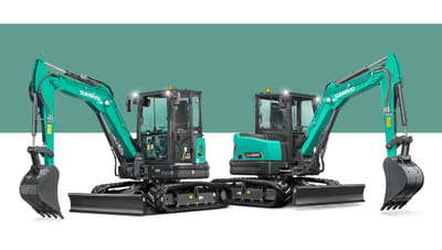 Photoshoot of Sunward excavator SWE 50UF - Fotografie